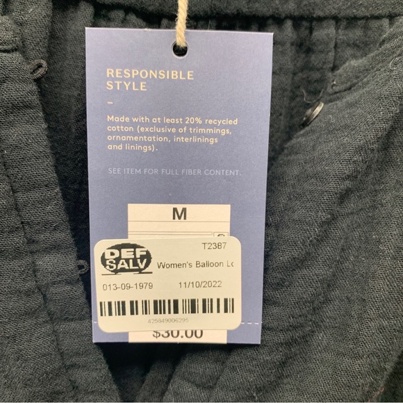 universal thread medium shirt dress balloon sleeve black gauze cotton midi new - Picture 8 of 13